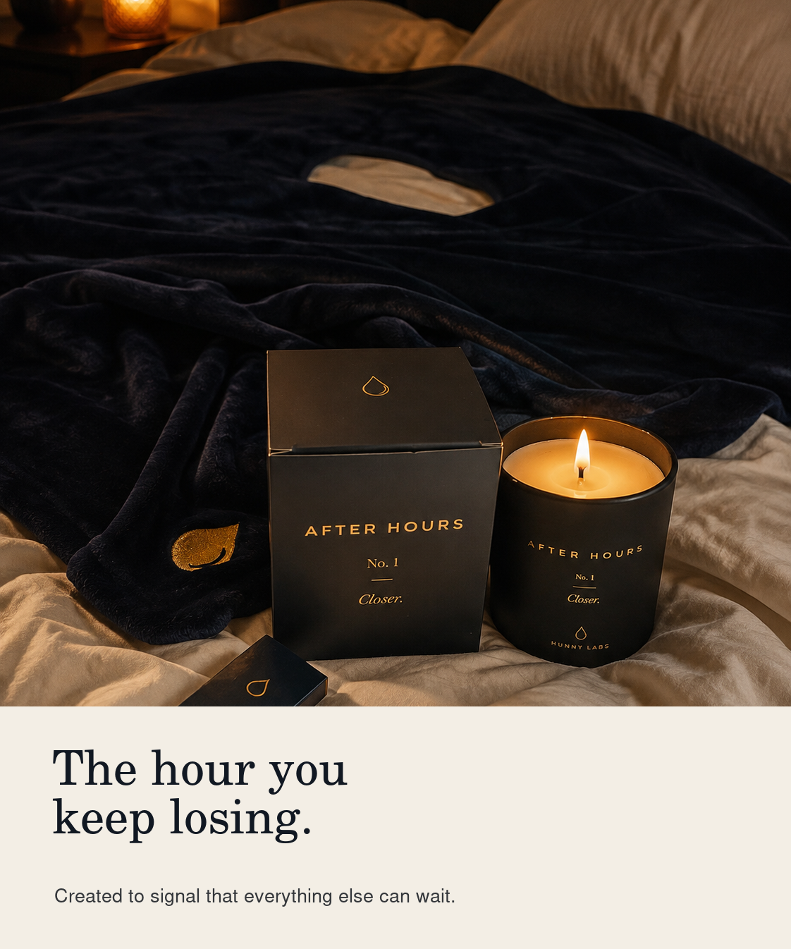 After Hours™ Candle  No. 1 — Closer.